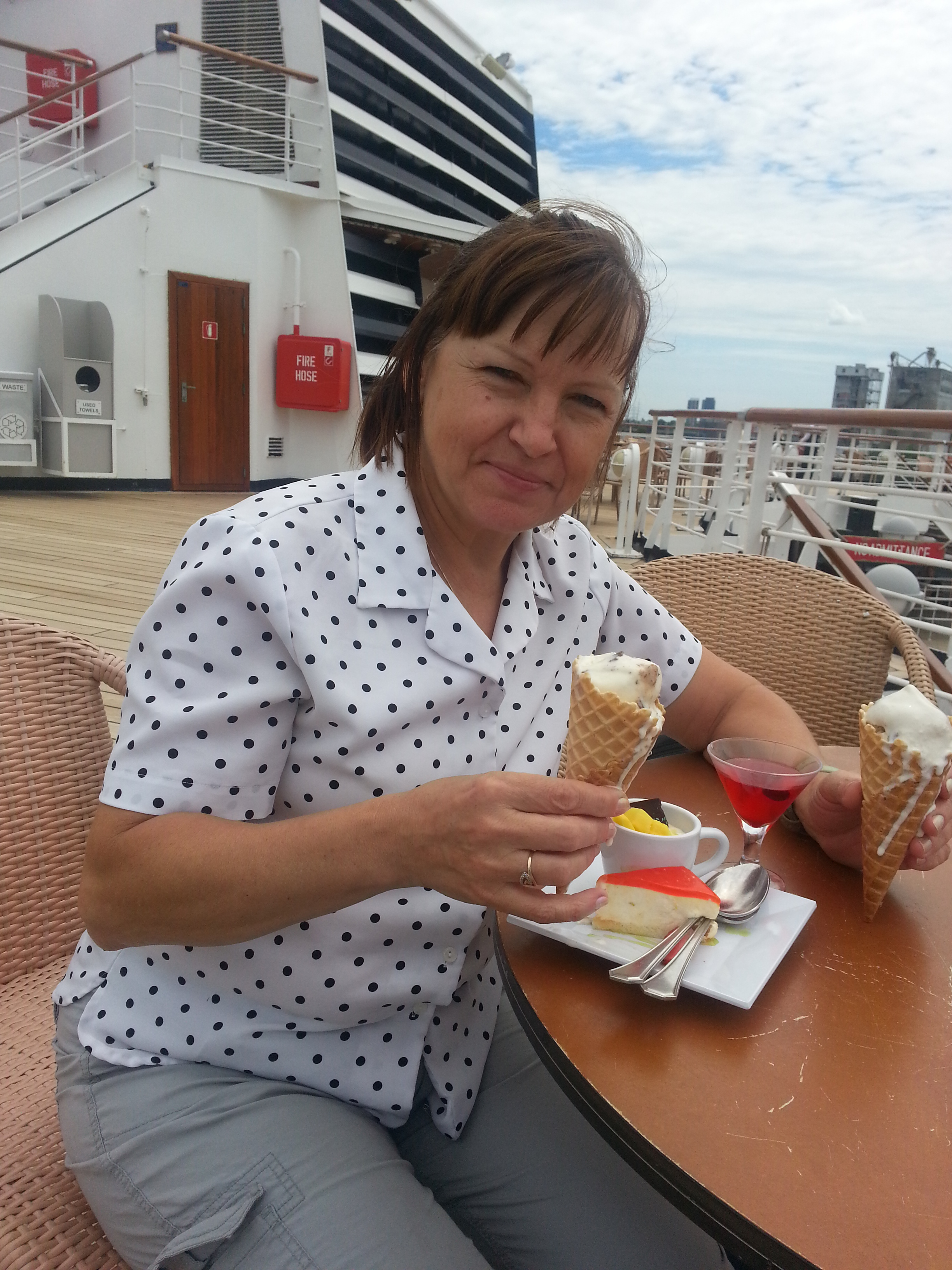 Beauty With Ice Cream Cones